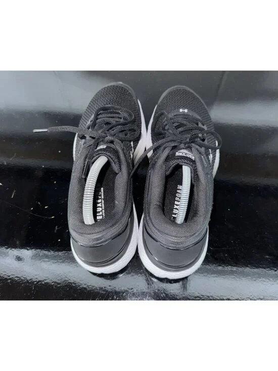 Under Armour Charged Escape 3 Womens Athletic Running Shoes Size 9.5 Black White - Picture 2 of 8